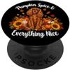 Cavalier King Charles Spaniel Gift Shirt Womens Girls Moms Pumpkin Spice Nice Ruby Cavalier Dog Lover PopSockets PopGrip Adesivo