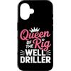 Water Well Driller Gifts / Well Drilling Custodia per iPhone 16 Well Driller Moglie Fidanzata Pozzo Acqua Perforazione