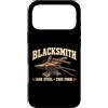 Blacksmith Shirts & Gifts HHWCo. Custodia per iPhone 17 Pro Max Fabbro in acciaio grezzo vera forma forgiatura design