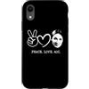 Peace Love AOC Custodia per iPhone XR Pace Amore AOC Alexandria Ocasio-Cortez