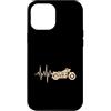 Humour Moto Drôle Humoristique Custodia per iPhone 12 Pro Max Battito Di Cuore Moto Uomo Umorismo Biker Divertente Motarda