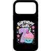 Compleanno Bambina Numero Sette Lilla Custodia per iPhone 17 Pro Max Compleanno 7 Anni Bambina Cupcake Kawaii