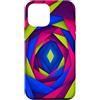 Kinetic Form Collection Custodia per iPhone 12 mini Tunnel gradiente piegato Astratto Motion Art