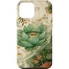Jade Dream Collection Custodia per iPhone 12 mini Moss Green Lotus Vessel Jade Green Estetica