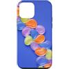 Jelly Future Collection Custodia per iPhone 12 mini Estetica futuristica della gelatina della catena di ciottoli di vetro morbido