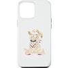 Feline Summer Breeze Kitty Humor Sparkle Custodia per iPhone 12 Pro Max Stay Cool Fluffy Cat Ventilatore Elettrico Vintage Retro Pun