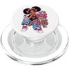 Black Queen Tees LLC Il potere è nei miei puff Black Girl Magic Kids Pride Afro PopSockets PopGrip per MagSafe