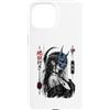 Yokai Oni Tattoo Anime Girl Manga gotico Custodia per iPhone 15 Maschera Yokai Oni Anime Ragazza Demone Tatuaggio Gotico