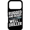 Water Well Driller Gifts / Well Drilling Custodia per iPhone 17 Pro Perforazione di pozzi di perforazione di pozzi d'acqua