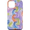 Jelly Future Collection Custodia per iPhone 12 mini Catena di ciottoli in vetro morbido Y2K Arte colorata
