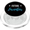 Future Inventor Funny T-Shirt Future Inventor - Maglietta regalo divertente per studenti intelligenti PopSockets PopGrip per MagSafe