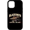 Blacksmith Shirts & Gifts HHWCo. Custodia per iPhone 12/12 Pro Fabbro in acciaio grezzo vera forma forgiatura design