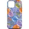 Jelly Future Collection Custodia per iPhone 12 mini Modello astratto liquido della catena di ghiaia di vetro molle