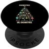 Chemistry Science Christmas Gifts & Appa Oh Chemistree Science Fiaschette Albero di Natale PopSockets PopGrip Adesivo