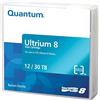 Quantum 3343204 Ultrium LTO 8 Data Cartridge 12TB Native / 30TB 2.5:1 Compression,Black