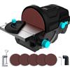 Cecotec Smerigliatrice a Dischi con Cavo - Levigatrice Disco da Tavolo PerfectSurface 1000 Stand Disc. 140W, 5 Dischi Ricambio 125mm, Banco Levigatura, Adattatore Rimovibile, Supporto per Tavolo