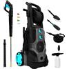 Cecotec HydroBoost 3200 TotalClean, Idropulitrice alta pressione 3200W, Motore Brushless, Casa, Giardino o Auto, Portata 540l/h, Pressione 225bar, Raggio d'azione 14m