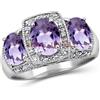 Artik Jewels Anello In Argento Sterling 925 Con Gemma Naturale Di Ametista Per Donna AJ3316