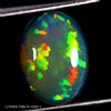 Gemsporium Ovale AAA Floreale Flash Di Colore Cristallo Fuoco Opale 4.20ct 14x10mm Gemma