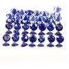 Zaffiro Blu Ceylon Naturale 2x2 MM Round Gemma Sfaccettata Lotto 5 Pcs