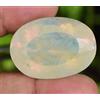 Gemscopious 57.65 CT Naturale Giallo Blu Splendere Fuoco Opale Certificato Ovale Molto Raro