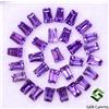 SBI Gems Naturale Amatista Taglio Tapper 3x2x1,50 Mm Lotto 30 Pz 2,20 Cts Gemma Lucente