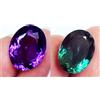 harshj_0 Naturale Violetto E Verde Ametista Loose Gemma 10 A 12 KT Certificato Paio HA17