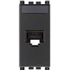 VIMAR Presa RJ45 Con Connettore NetSafe Cat6 Serie Civile Vimar Arkè Grigio Cod. 19339.13