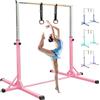 FBSPORT Barra da ginnastica per bambini, per interni ed esterni, regolabile in altezza a 13 livelli, con anelli da ginnastica, per allenamento, palestra, bar e ginnastica