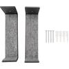 Asyduey 1 Set di Rack da Parete per Tavole da Surf, Rack per Tavole da Surf per Il Supporto per Display Un Parete per Shortboard e Longboard