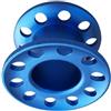 WNXGNHO Bobina di immersione in miniatura compatta versatile, bobina professionale in lega di alluminio a 10 fori per operazioni subacquee avanzate, bobina di gestione della linea di immersione Dive Spool