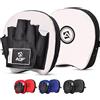 AQF Colpitori Boxe, Pao Muay Thai Punch Pad per MMA Kickboxing Allenamento | Boxing Pads, Guanti Passata, Palmo Curvo Design, Scomparto Mano Semiaperto, Target Pad per Pugilato Taekwondo Arti Marziali