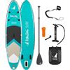 KANGUI Stand Up Paddle Gonfiabile 320 cm (10'6) - Sup con pagaia regolabile, zaino in spalla, pompa ad alta pressione, leash e kit di riparazione - INDI