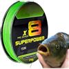 zjhukfmc Heavy Duty Pesca Linea PE Stealth Percezione Abrasione Resistente Linea | Acqua salata 8 strati per ghiaccio, all'aperto, lago, fiume, stagno, ruscello, acqua salata, entroterra, costa, offshore