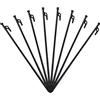Asyduey Confezione da 8 Picchetti per Tende in Metallo Resistenti Picchetti per Tende da in Acciaio Infrangibili e Inflessibili,40 Cm
