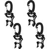 Asyduey 4 PZ Scuba Diving Doppio Tubo Clip di Supporto Scuba Diving Doppio BCD Tubo Clip di Immersioni e Attrezzature per Lo Snorkeling Accessori