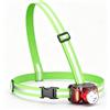 ChaneeHann Luce Running per Corsa Notturna, Bretelle Catarifrangenti LED 6+2 modalità Torcia da Running Pettorale, Luce LED da Petto 90° Regolabile per Jogging, Escursionismo, Campeggio