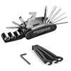 mophrati Kit di Attrezzi Versatile per Bici, 12 Pezzi, Kit Completo per la | riparazione di biciclette con leve per pneumatici e mini pompa, Riders On Go 1 RASP