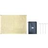Fauhapyway Fibra Camping Mat 25x35cm Fibra leggera Camping Mat 25x35cm | Tecnologia a barriera termica, blocca il terreno freddo, ideale per il campeggio invernale, include borsa portaoggetti, fibra