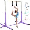 FBSPORT Barra da ginnastica per bambini, per interni ed esterni, regolabile in altezza a 13 livelli, con anelli da ginnastica, per allenamento, palestra, bar e ginnastica
