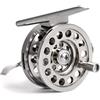 KiraKira Mulinello da pesca in alluminio 1:1, rapporto di trasmissione a destra, lavorato a CNC, ultra leggero, liscio, clicker per pesca invernale da 49,5 mm