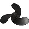 Asyduey Marina Fuoribordo 3 Foglie Nere per Mercury// 3.5/2.5HP 47,05 Mm (Diametro) X 78,05 Mm (Passo)