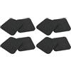 KiraKira Tappetino in silicone per tapis roulant, 8 pezzi, resistente, protezione per pavimento, antiscivolo, per attrezzature per il fitness domestico, assorbimento degli urti, 10 x 10 cm (8 pezzi)