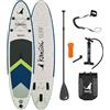 KANGUI Stand Up Paddle Gonfiabile 305 cm (10') - Sup con pagaia regolabile, zaino in spalla, pompa ad alta pressione, Leash e kit di riparazione - WAVI