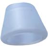 FACULX Butt da tennis in plastica resistente agli urti con tappo di testa da | Design antiscivolo, blocco sicuro, riduce lo slittamento della mano, migliora il controllo, finitura nera