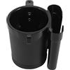 Asyduey Portabicchieri per Bici con Porta Chiavi per Cellulare, Portabicchieri Universale per Manubrio per Biciclette Scooter,Nero