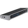 STARTECH Triple Video Laptop Dockingstation USB 3.2 Ladegerät Nero