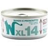 natural line Natural code manzo e prosciutto umido gatto lattina 170 g