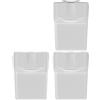 Keden Set di 3 bidoni raccolta KEDEN SORTIBOX per il riciclaggio, bianco, 60L