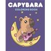 Funny Cavy Capybara Coloring Book (Tascabile) Capybara Coloring Adventures